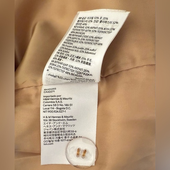 H&M Women’s Mustard Yellow Faux Fur Streetwear Jacket - 4 - Picture 9 of 12